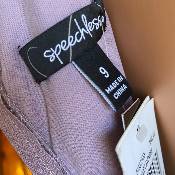 PARTY Dress from SPEECHLESS Sparkling LAVENDER NWT 9 - Picture 7 of 10